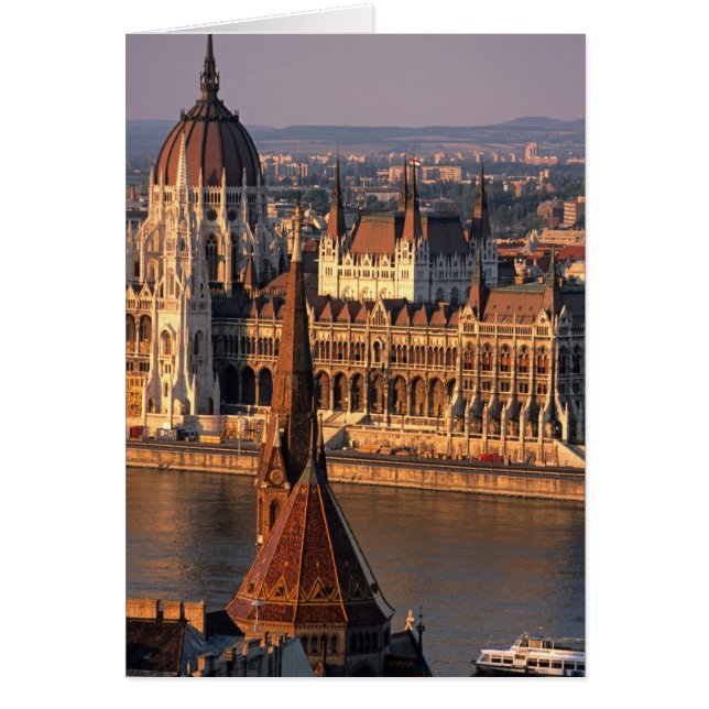 Boedapest, Hongarije, Donau, Parlement (Voorkant)