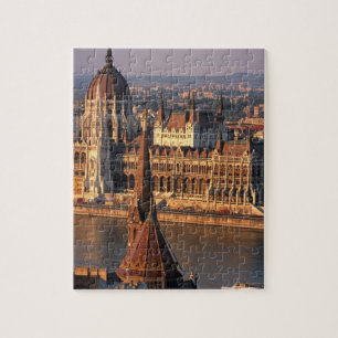 Boedapest, Hongarije, Donau, Parlement Legpuzzel