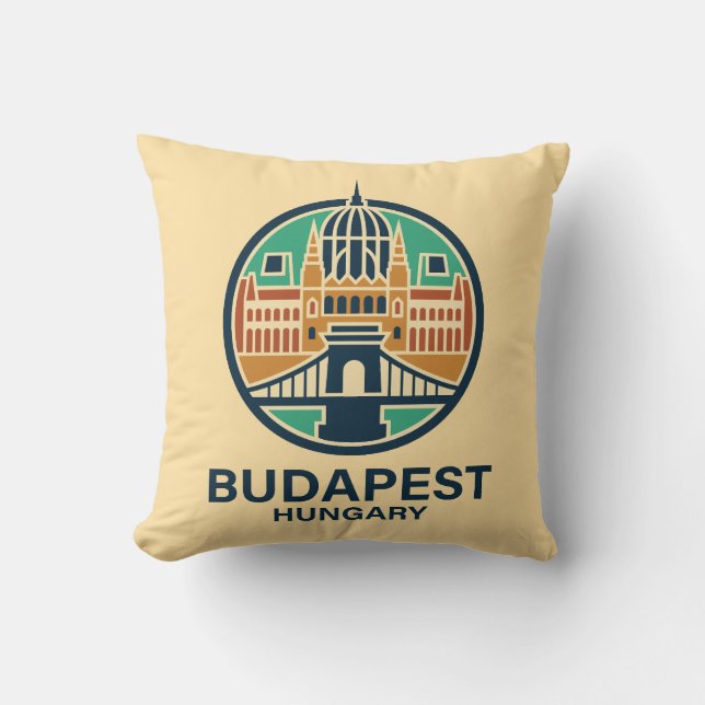 Boedapest Hongarije Europa Kussen (Voorkant)