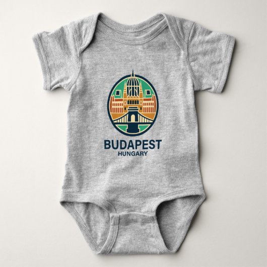 Boedapest Hongarije Europa Romper (Voorkant)