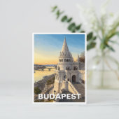 Boedapest Hongarije Fisherman's Bastion Travel Briefkaart (Staand voorkant)