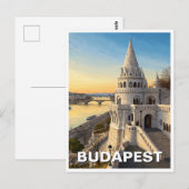 Boedapest Hongarije Fisherman's Bastion Travel Briefkaart (Voorkant / Achterkant)
