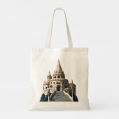 Boedapest Hongarije Fisherman's Bastion Travel Tote Bag (Achterkant)