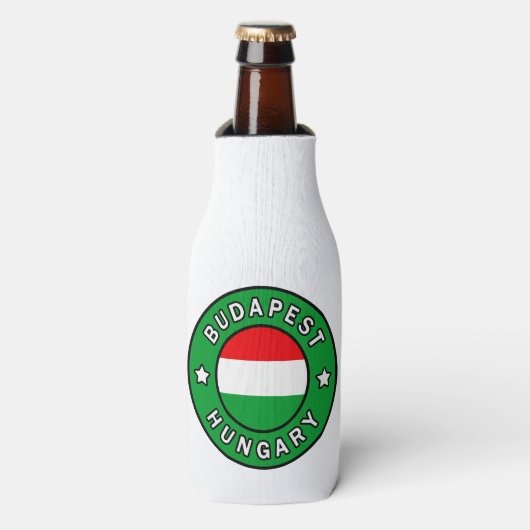 Boedapest Hongarije Flesjeskoeler (Fles Voorkant)