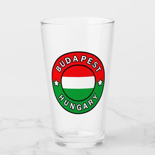 Boedapest Hongarije Glas (Voorkant)