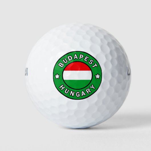 Boedapest Hongarije Golfballen (Voorkant)