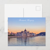 Boedapest, Hongarije, Kasteel van Boeda, stad bij  Briefkaart (Voorkant / Achterkant)