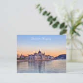 Boedapest, Hongarije, Kasteel van Boeda, stad bij  Briefkaart (Staand voorkant)