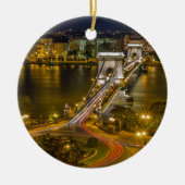 Boedapest, Hongarije Keramisch Ornament (Voorkant)