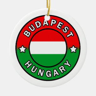 Boedapest Hongarije Keramisch Ornament