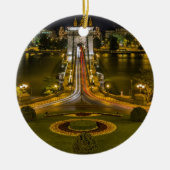 Boedapest, Hongarije Keramisch Ornament (Voorkant)