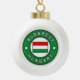 Boedapest Hongarije Keramische Bal Ornament