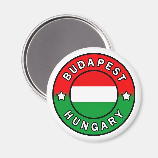 Boedapest Hongarije Magneet (Voorkant / Achterkant)