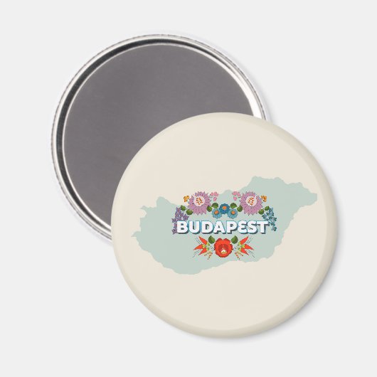 Boedapest, Hongarije Magnet (Voorkant / Achterkant)