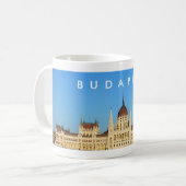 boedapest hongarije paleis architectuur koffiemok (Voorkant links)