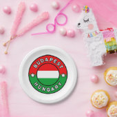 Boedapest Hongarije Papieren Bordje (Feest)