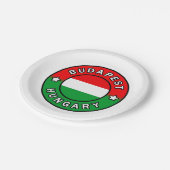 Boedapest Hongarije Papieren Bordje (Gekanteld)