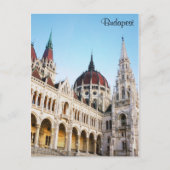 Boedapest Hongarije Parlement bouwt reisfoto Briefkaart (Voorkant)