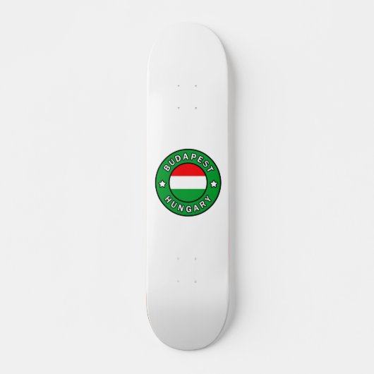 Boedapest Hongarije Persoonlijk Skateboard (Voorkant)