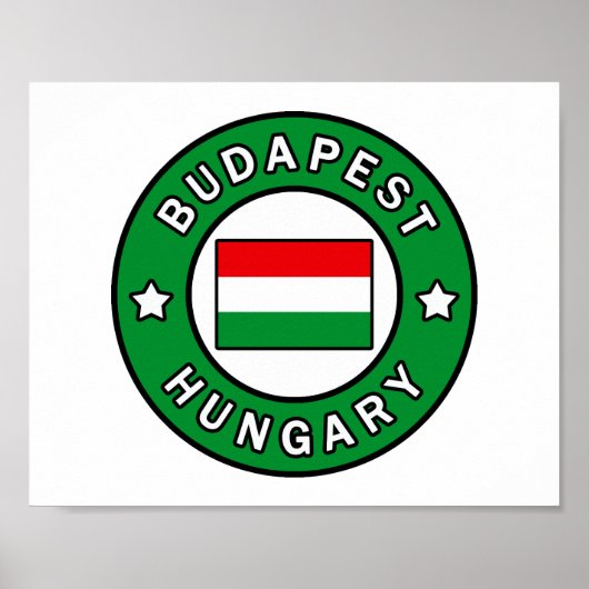 Boedapest Hongarije Poster (Voorkant)