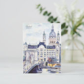 Boedapest Hongarije Reiskunst  souvenir Briefkaart (Staand voorkant)