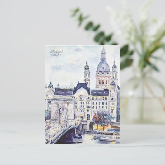 Boedapest Hongarije Reiskunst  souvenir Briefkaart (Staand voorkant)