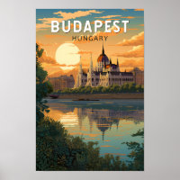 Boedapest Hongarije Reizen Kunst Vintage