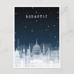 Boedapest Hongarije Reizen Kunst Vintage retro sou Briefkaart