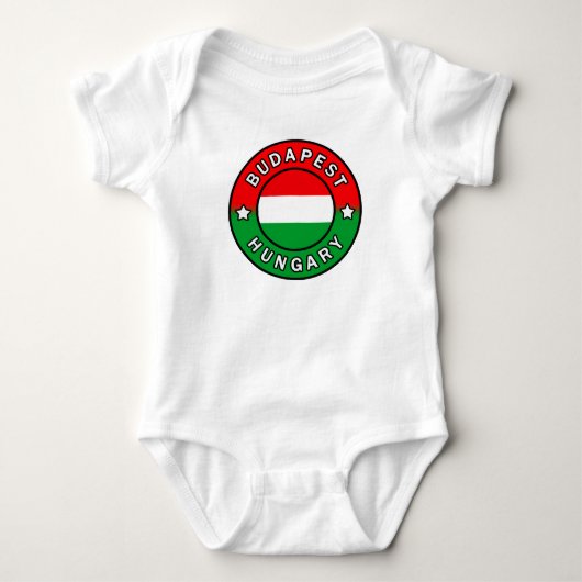 Boedapest Hongarije Romper (Voorkant)