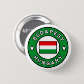 Boedapest Hongarije Ronde Button 5,7 Cm (Voorkant /achterkant)