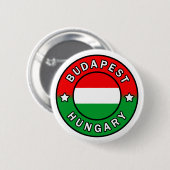 Boedapest Hongarije Ronde Button 5,7 Cm (Voorkant /achterkant)