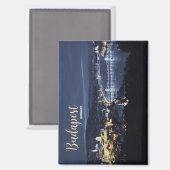 Boedapest Hongarije Schilderachtig magneet souveni (Voorkant / Achterkant)