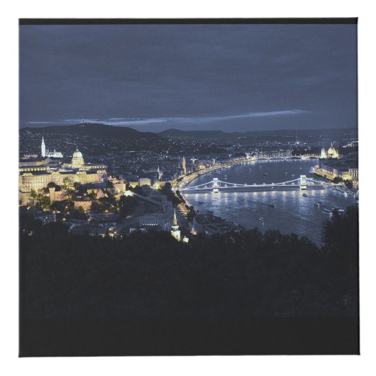 Boedapest Hongarije Schilderachtig Souvenir Note C Kubus (Rechts)