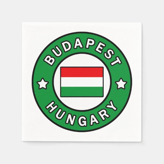 Boedapest Hongarije Servet (Voorkant)