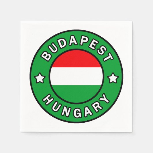 Boedapest Hongarije Servet (Voorkant)