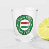 Boedapest Hongarije Shot Glas (Voorkant)