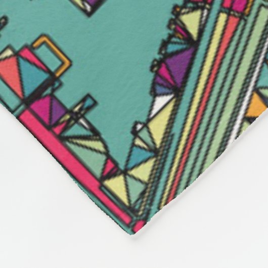 Boedapest, Hongarije | Stadskaart Fleece Deken (Hoek)