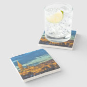 Boedapest, Hongarije Stenen Onderzetter (Zijkant)