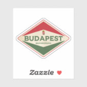 Boedapest Hongarije  Sticker (Vel)