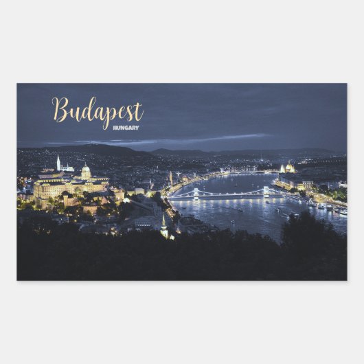 Boedapest Hongarije Stickers (Voorkant)