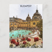 Boedapest Hongarije Széchenyi Thermische baden Briefkaart (Voorkant)