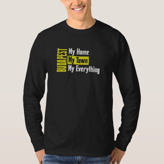 Boedapest Hongarije T-shirt (Voorkant)