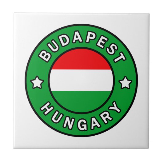 Boedapest Hongarije Tegeltje (Voorkant)