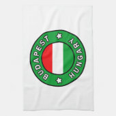 Boedapest Hongarije Theedoek (Verticaal)