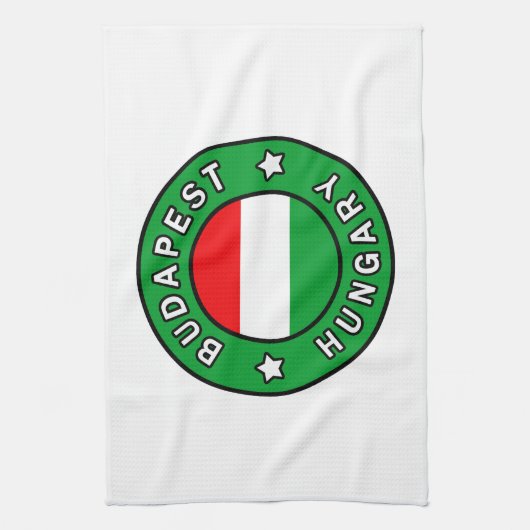 Boedapest Hongarije Theedoek (Verticaal)
