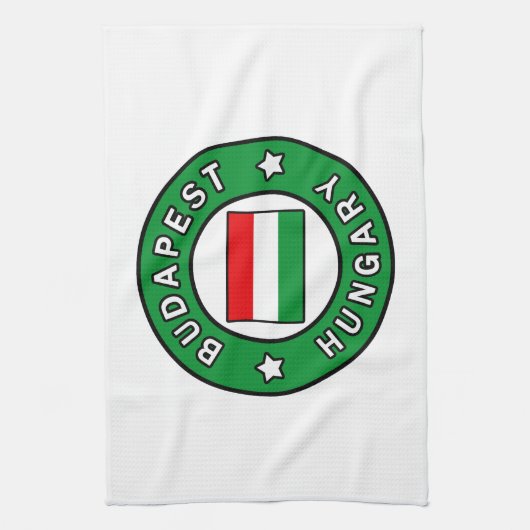 Boedapest Hongarije Theedoek (Verticaal)