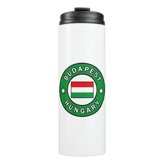Boedapest Hongarije Thermosbeker (Voorkant)