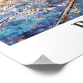 Boedapest Hongarije Travel Waterverf Hand getekend Poster (Hoek)