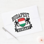 Boedapest Hongarije Vierkante Sticker (Envelop)