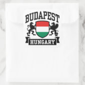 Boedapest Hongarije Vierkante Sticker (Tas)